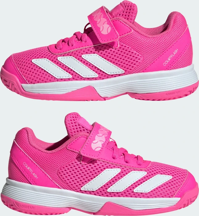 adidas Courtflash Hook-and-Loop lucid pink/cloud white (Junior)