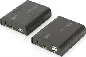 Digitus HDMI KVM Extender Set Extender IP, 1080p, Cat5/5e/6, 120m