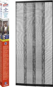 tesa Insect Stop ALU teleskopierbare Lamellentür-Fliegengitter 60-95x220cm anthrazit