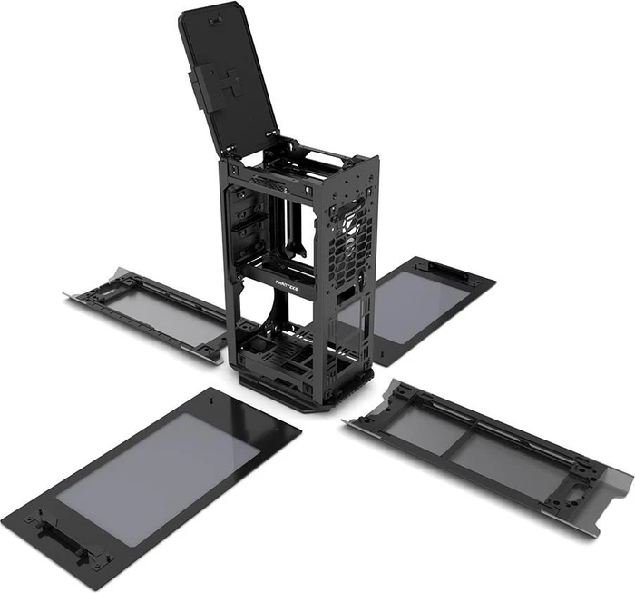 Phanteks Evolv Shift anthrazit, Glasfenster, Mini-ITX