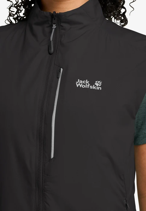 Jack Wolfskin Trail Light Ins 2in1 Funktionsweste schwarz (Damen)