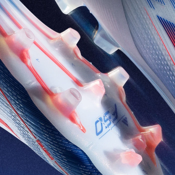 adidas F50 Elite Laceless FG cloud white/solar red/lucid blue