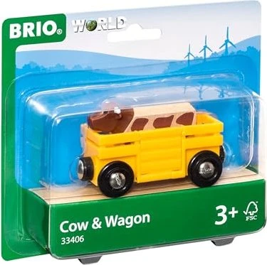 BRIO Tierwagen mit Kuh