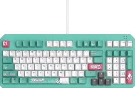 ASUS TUF Gaming K3 Gen II, Hatsune Miku Edition, LEDs RGB, TUF Optical-Mech RED Linear, USB, US (90MP0460-BKUA30)