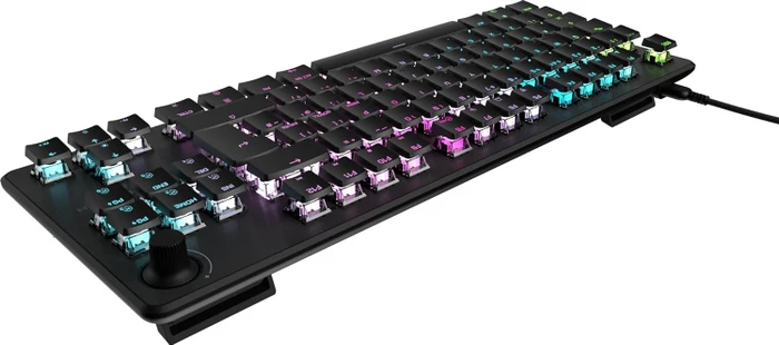 Turtle Beach Vulcan II TKL, schwarz, LEDs RGB, TITAN Mechanical Linear, USB, UK