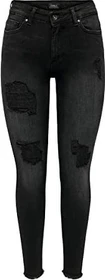 ONLY Skinny Mid Blush Jeans washed black (Damen)