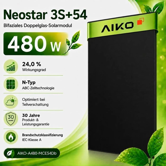 AIKO Neostar 3S+54 A485-MCE54dB, 480Wp