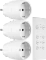 REV Funkschalt-Set 3+1 Mini mit Fernbedienung, 3680W, Typ F, Funksteckdose, 3er-Pack Vorschaubild