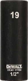DeWalt DT7553 Außensechskant Steckschlüssel 1/2", 19x78mm