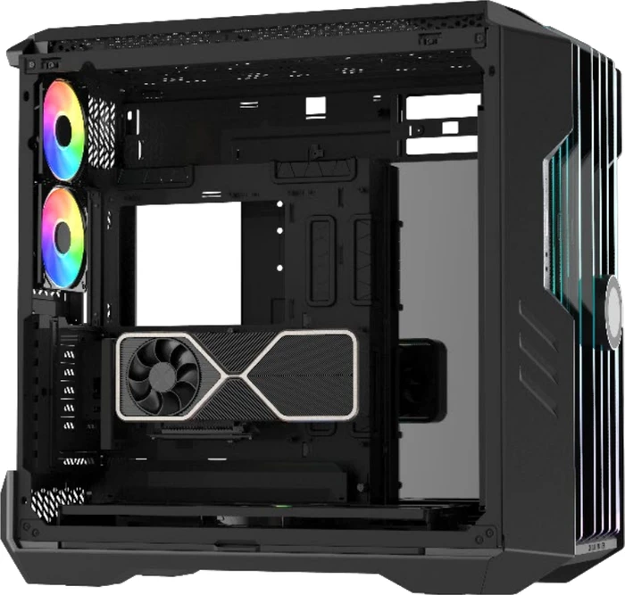 Cooler Master HAF 700 Evo Titanium Grey, grau, Glasfenster