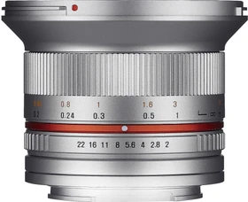Samyang 12mm 2.0 NCS CS für Fujifilm X silber