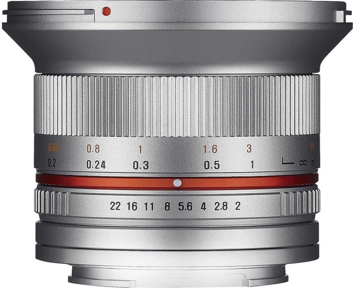 Samyang 12mm 2.0 NCS CS für Fujifilm X silber