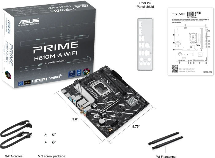ASUS Prime H810M-A WIFI (Intel 1851)