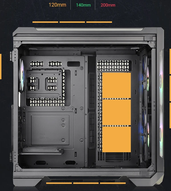 Thermaltake View 51 TG ARGB, Glasfenster