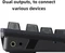 FiiO KB3 HiFi Tastatur mit integriertem Kopfhörerverstärker, schwarz/transluzent, Gateron G Pro 3.0 YELLOW, USB, US Vorschaubild