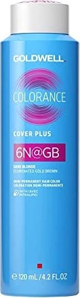 Goldwell Colorance Cover Plus temporäre Haarfarbe 6N GB dark blonde golden brown, 120ml