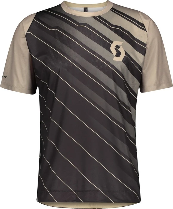 Scott Trail Vertic Trikot kurzarm dark grey/dust beige (Herren)