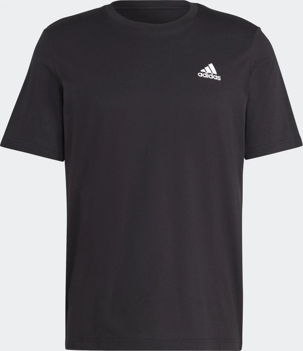 adidas Essentials Single Jersey Embroidered Small Logo T-Shirt kurzarm schwarz (Herren)