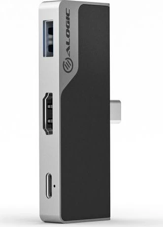 Alogic Ultra Series USB-C Dock Nano Mini, Space Grey, USB-C 3.0 [Stecker]