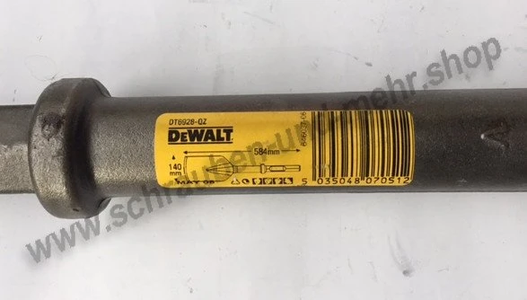 DeWalt DT6928 28mm Sechskant Schaufelmeißel, 125x584mm, 1 Stück