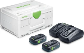Festool Energie-Set Starterset 18V, 4.0Ah, Li-Ionen, 2 Akkus [8.0Ah] [144Wh]