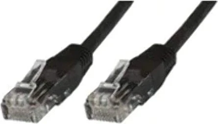 MicroConnect Patchkabel, Cat6, U/UTP, RJ-45/RJ-45, 0.5m, schwarz