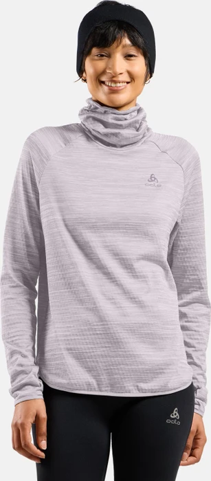 Odlo Run Easy Warm Laufshirt langarm misty lilac melange (Damen)