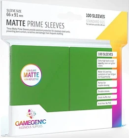 Gamegenic Matte Prime Sleeves grün, 100 Stück