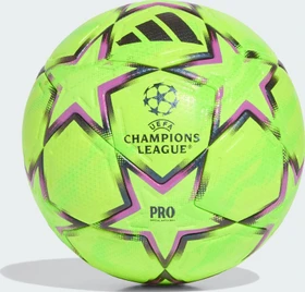 adidas UEFA Champions League 2026/2027 Pro Winter Fußball lucid lemon/purple burst