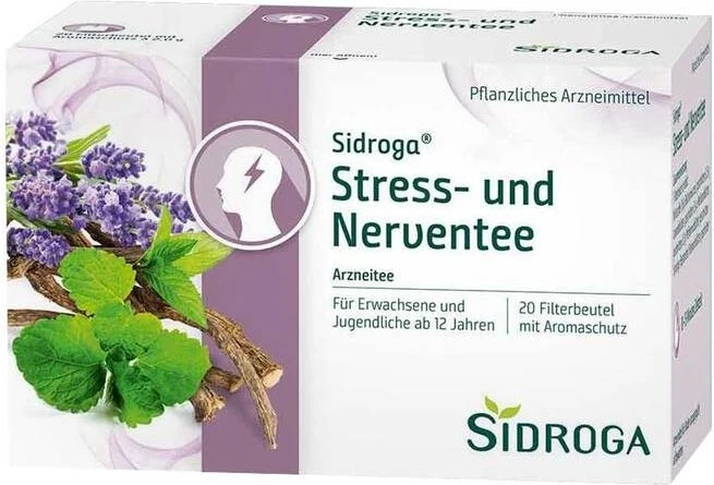 Sidroga Stress- und Nerventee Beutel, 20 Stück