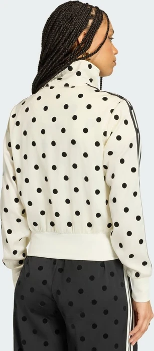 adidas Satin Polka Dots TT Track Top Trainingsjacke off white (Damen)
