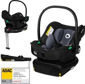 Lionelo Astrid i-Size black grey