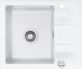 systemceram Genea 60 Einbau Becken reversibel mit Ablauffernbedienung grönland