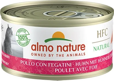 almo nature HFC Natural Cats 70 I, Huhn mit Hühnerleber, 70g