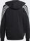 adidas Future Icons 3-Streifen Hoodie schwarz/weiß (Junior) Vorschaubild