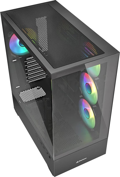 Sharkoon AK6 RGB Black, Glasfenster