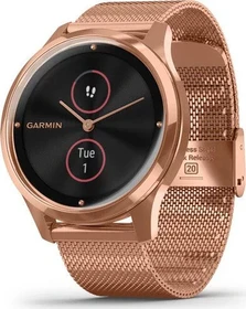 Garmin vivomove Luxe Aktivitäts-Tracker rose gold milanese/18k rose gold (010-02241-04)