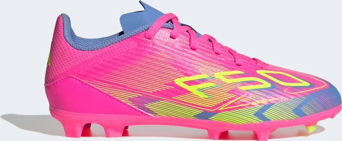 adidas F50 League FG/MG lucid pink/lucid lemon/blue fusion (Junior)
