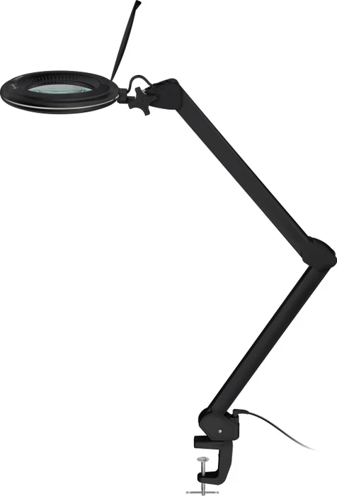 Wentronic Goobay LED-Klemm-Lupenleuchte, 10W, 1.75x, 3 Dioptrien schwarz