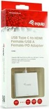 Equip USB-C auf VGA, USB-Hub, Videoadapter, USB-C 3.0 [Stecker]