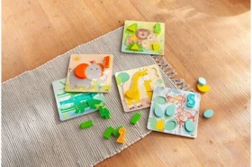 HABA Zuordnungsspielzeug Wilde Tiere