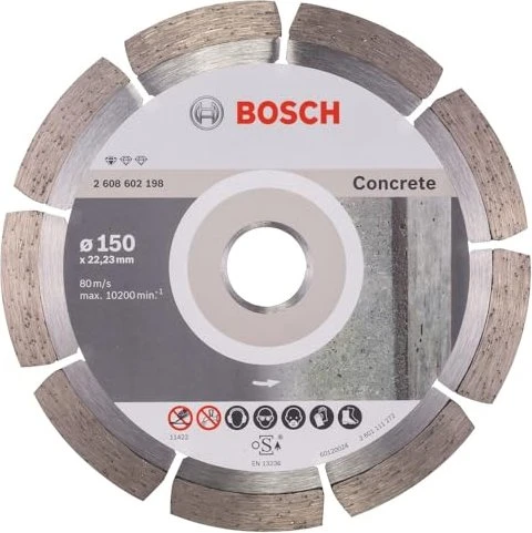 Bosch Professional Standard for Concrete Diamanttrennscheibe, 150x2x22.23mm, 1 Stück