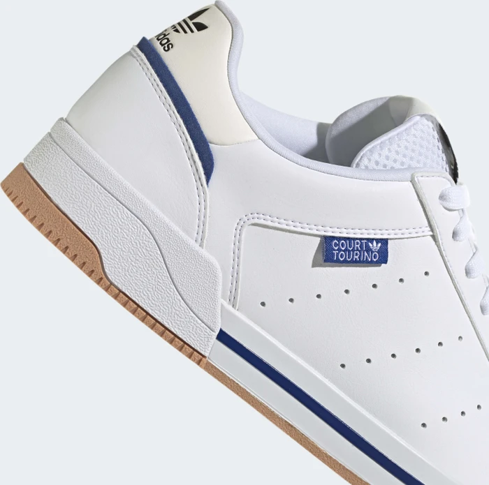 adidas Court Tourino cloud white/collegiate royal