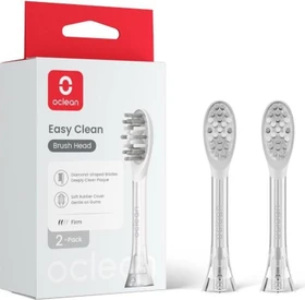 Oclean Easy Clean Ersatzbürste grau, 2 Stück