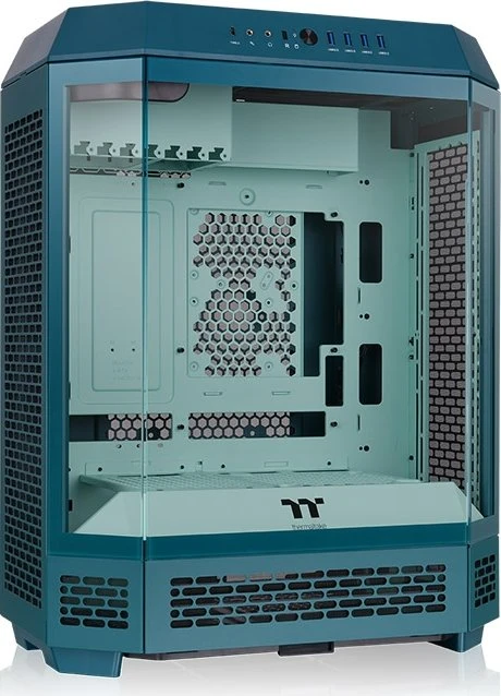 Thermaltake The Tower 600 Transformative Teal, grün, Glasfenster