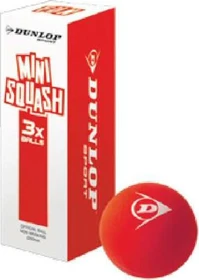 Dunlop Fun Squashbälle, 3 Stück
