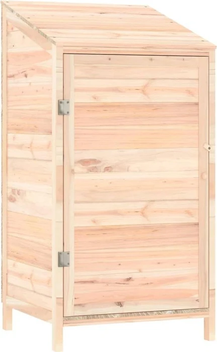 vidaXL Massivholz Geräteschrank 55x112cm natur