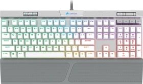 Corsair Gaming K70 RGB MK.2 SE, PBT, MX SPEED RGB Silver, USB, US