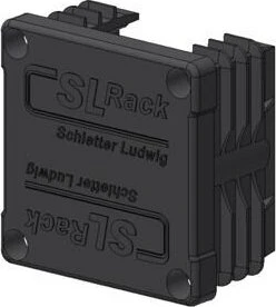 SL Rack Kunststoff-Endkappe RAIL 40 schwarz