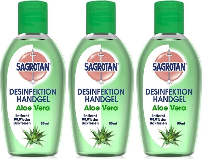 Sagrotan Aloe Vera Handdesinfektionsgel, 50ml